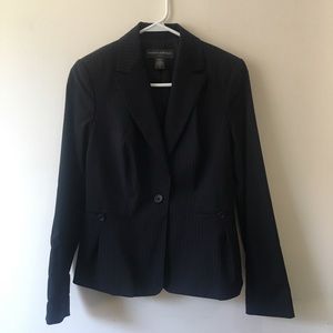 Banana Republic Black Pin Stripe Blazer